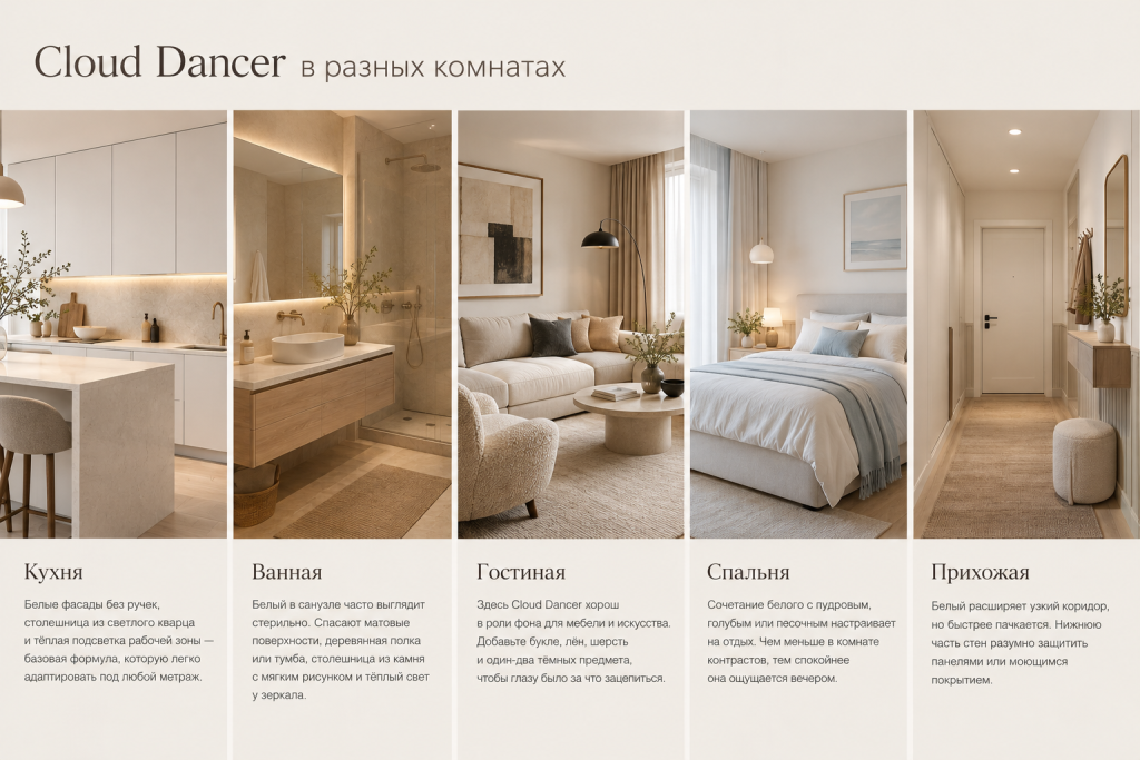 Cloud Dancer в разных комнатах.png Cloud Dancer в разных комнатах
